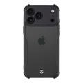 Custodia Tactical Quantum Stealth per iPhone 17 Pro Max con angoli rinforzati - trasparente / nera