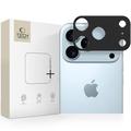 Protezione fotocamera in alluminio iPhone 17 Pro Max Tech-Protect Camalloy Fit+ - Nero