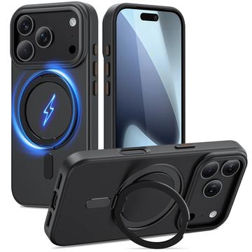 Custodia MagSafe Tech-Protect MagRing per iPhone 17 Pro Max - Nero opaco