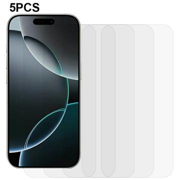 Protezione dello schermo in vetro temperato per iPhone 17 Pro Max - 9H - Case Friendly - 5 Pezzi. - Trasparente