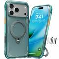 Custodia MagSafe per iPhone 17 Pro Max Torras Ostand Q3 Air - Verde