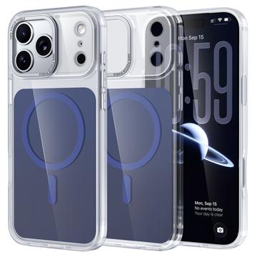 Custodia ibrida bicolore per iPhone 17 Pro Max - Compatibile con MagSafe - Blu