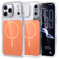 Custodia ibrida bicolore per iPhone 17 Pro Max - Compatibile con MagSafe - Arancione