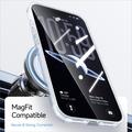 Custodia ibrida bicolore per iPhone 17 Pro Max - Compatibile con MagSafe - Bianca