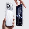 Custodia ibrida bicolore per iPhone 17 Pro Max - Compatibile con MagSafe - Bianca
