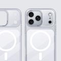 Custodia ibrida bicolore per iPhone 17 Pro Max - Compatibile con MagSafe - Bianca