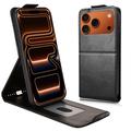iPhone 17 Pro Max Custodia verticale con supporto - Nera