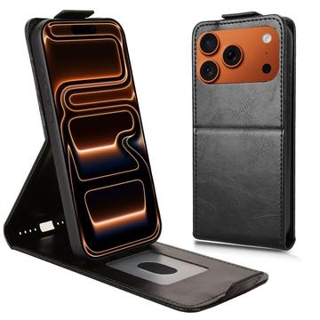 iPhone 17 Pro Max Custodia verticale con supporto - Nera