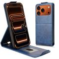 iPhone 17 Pro Max Custodia verticale con supporto - Blu scuro