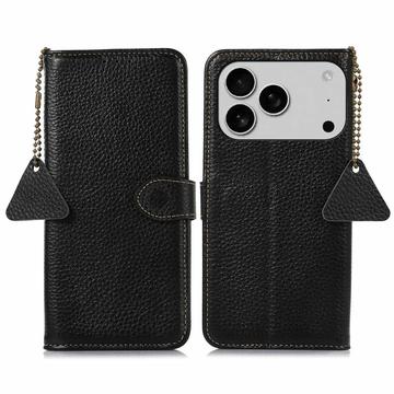 Custodia a Portafoglio in Pelle con RFID per iPhone 17 Pro Max