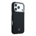 Custodia Mercedes-Benz Semi Wrap per iPhone 17 Pro - Compatibile con MagSafe - Nera