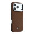 Custodia Mercedes-Benz Semi Wrap per iPhone 17 Pro - Compatibile con MagSafe - Colore cammello