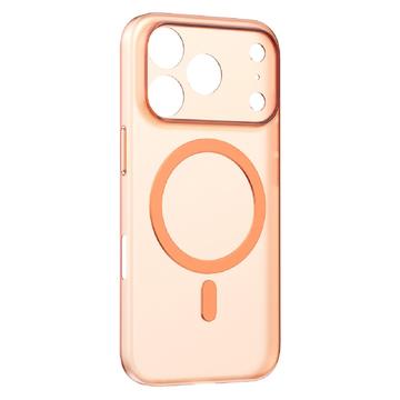 Custodia iPhone 17 Pro Momax CaseForm Lite MagSafe - Arancione trasparente