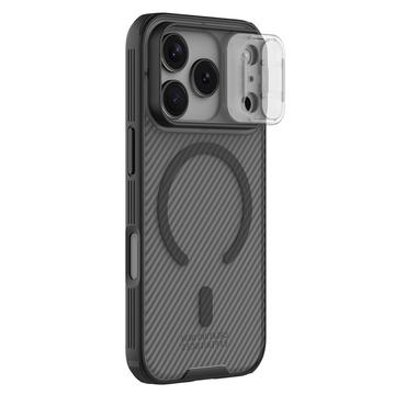 Custodia ibrida iPhone 17 Pro Nillkin CamShield Pro Magnetic - Nero traslucido