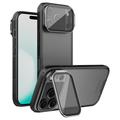 Custodia Ibrida Nillkin CamShield Prop per iPhone 17 Pro - Nero traslucido
