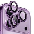 Set di protezioni per obiettivi della fotocamera iPhone 17 Pro/17 Pro Max Northjo - Viola