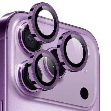 Set di protezioni per obiettivi della fotocamera iPhone 17 Pro/17 Pro Max Northjo - Viola