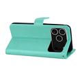 iPhone 17 Pro Custodia portafoglio con strass gufo - Ciano
