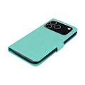 iPhone 17 Pro Custodia portafoglio con strass gufo - Ciano