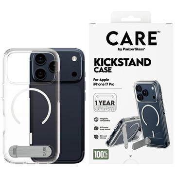 Custodia per iPhone 17 Pro PanzerGlass Care Kickstand - Compatibile con MagSafe - Trasparente