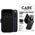 Custodia a portafoglio 2 in 1 per iPhone 17 Pro PanzerGlass Care Tango - Compatibile con MagSafe - Nera