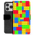 iPhone 17 Pro Custodia Portafoglio - Blocchi