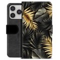 iPhone 17 Pro Custodia Portafoglio - Foglie Dorate