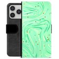 iPhone 17 Pro Custodia Portafoglio - Menta Verde
