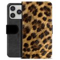iPhone 17 Pro Custodia Portafoglio - Leopardo