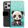 iPhone 17 Pro Custodia Portafoglio - Panda