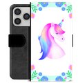 iPhone 17 Pro Custodia Portafoglio - Unicorno