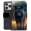 iPhone 17 Pro Custodia Portafoglio - Lupo