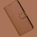 iPhone 17 Pro Custodia Premium a portafoglio con cinturino - Struttura in fibra di carbonio - Caffè al carbonio