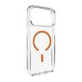 Custodia ibrida iPhone 17 Pro Puro Lite Mag - Arancione / Trasparente