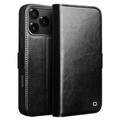Custodia in pelle a portafoglio iPhone 17 Pro Qialino Classic