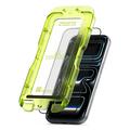 Protezione per schermo in vetro temperato AR Ringke Easy Slide per iPhone 17 Pro - 9H - Bordo nero