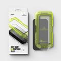 Protezione per schermo in vetro temperato AR Ringke Easy Slide per iPhone 17 Pro - 9H - Bordo nero