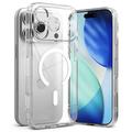 Custodia ibrida magnetica Ringke Fusion per iPhone 17 Pro - Transparente