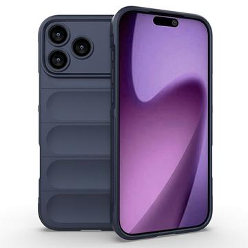 Cover in TPU Rugged per iPhone 17 Pro - Blu Scuro