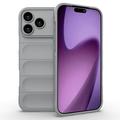 Cover in TPU Rugged per iPhone 17 Pro - Grigio Chiaro