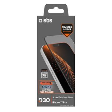 Protezione dello schermo in vetro temperato con cornice iPhone 17 Pro SBS D3O Active Full Cover