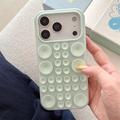 Custodia in silicone per iPhone 17 Pro con ventosa - Verde