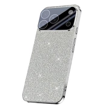 Custodia ibrida con glitter scintillanti per iPhone 17 Pro - Argenta