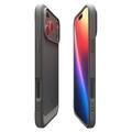 Custodia in TPU iPhone 17 Pro Spigen Rugged Armor Mag - Grigia