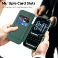Custodia a libro magnetica elegante per iPhone 17 Pro con scomparti per carte RFID