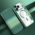 Custodia a libro magnetica elegante per iPhone 17 Pro con scomparti per carte RFID