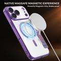 Custodia a libro magnetica elegante per iPhone 17 Pro con scomparti per carte RFID - Viola