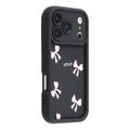 Custodia antiurto in TPU per iPhone 17 Pro con bordi rialzati - Nera / Arco