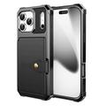 Custodia in TPU per iPhone 17 Pro con portacarte - nera