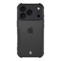 Custodia Tactical Quantum Stealth per iPhone 17 Pro con angoli rinforzati - trasparente / nera